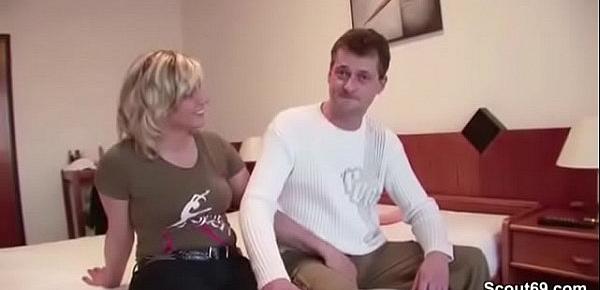  German Mom and Dad in First Time porn Movie for Money